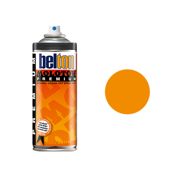 фото Аэрозольная краска molotow premium 400 мл light orange оранжевая