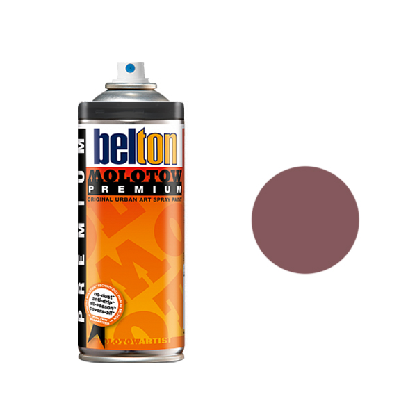 Аэрозольная краска Molotow Premium 400 мл cocoa light фиолетовая коричневая
