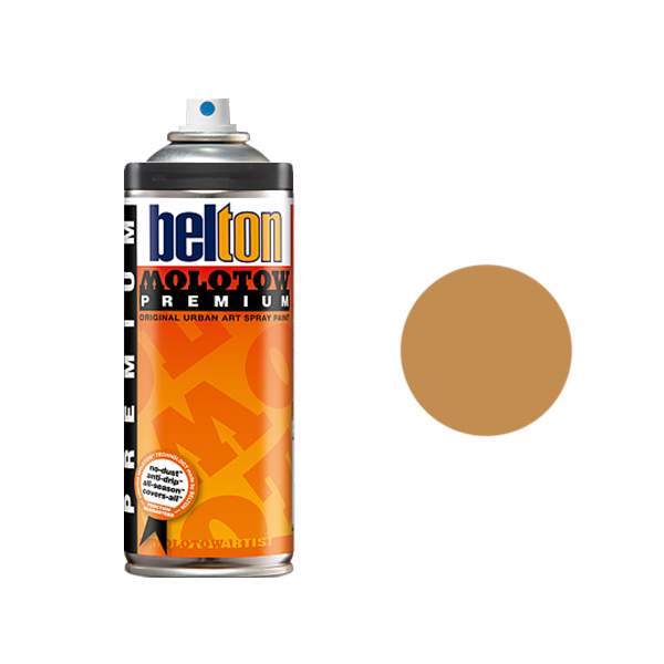 фото Аэрозольная краска molotow premium 400 мл camel коричневая