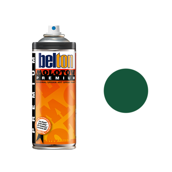 фото Аэрозольная краска molotow premium 400 мл turquoise green dark зеленая