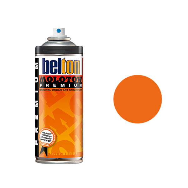 фото Аэрозольная краска molotow premium 400 мл dare orange light оранжевая