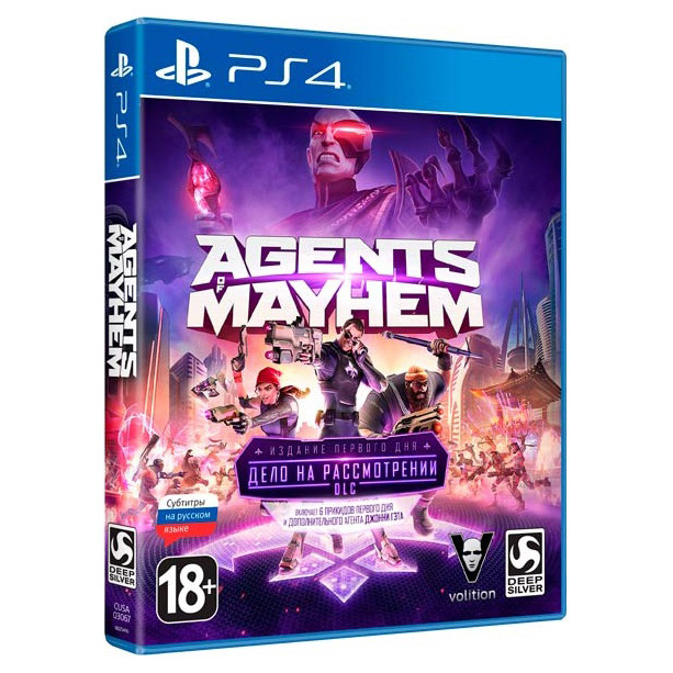 фото Игра agents of mayhem day one edition для playstation 4 deep silver