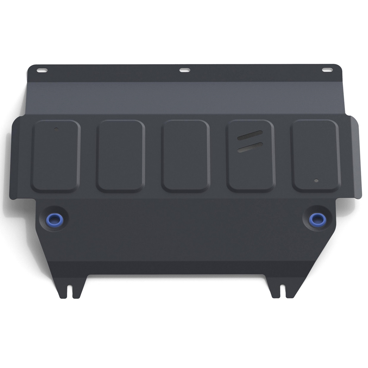 фото Защита картера и кпп rival ford fiesta vi 2008-2015 2015-н.в., сталь 1.5 мм, 111.1805.2