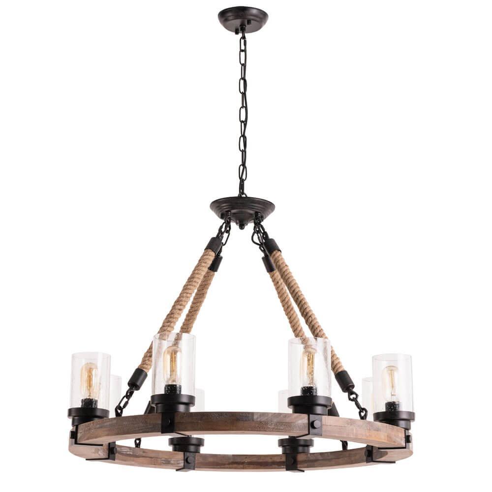 фото Подвесная люстра arte lamp dodge a1693sp-8br