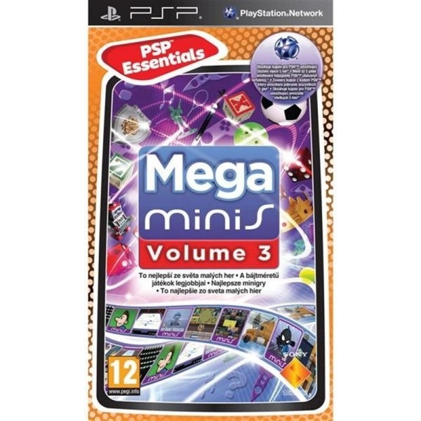 

Игра Mega Minis Volume 3 Essentials (PlayStation Portable, полностью на иностранном языке), Mega Minis Volume 3 Essentials