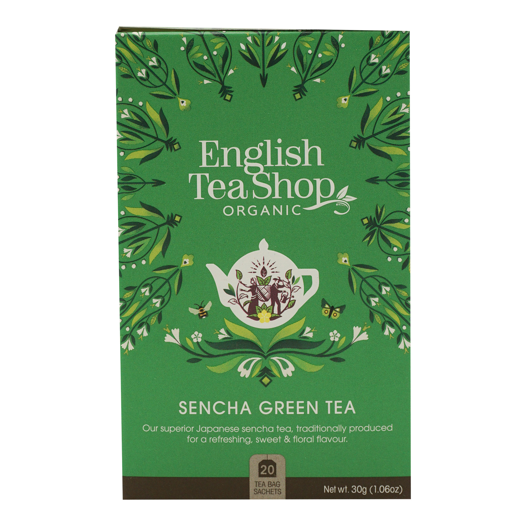 фото Чай зеленый english tea shop сенча в пакетиках 2 г х 20 шт