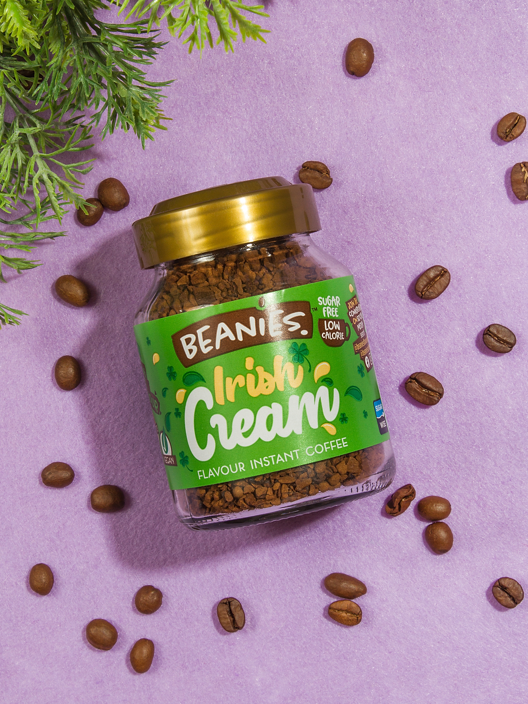 Кофе растворимый Beanies Flavour Coffee Irish Cream ароматизированный, 50 г