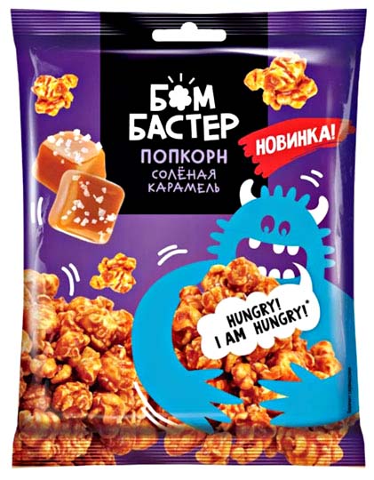 

Попкорн Бомбастер соленая карамель 50 г