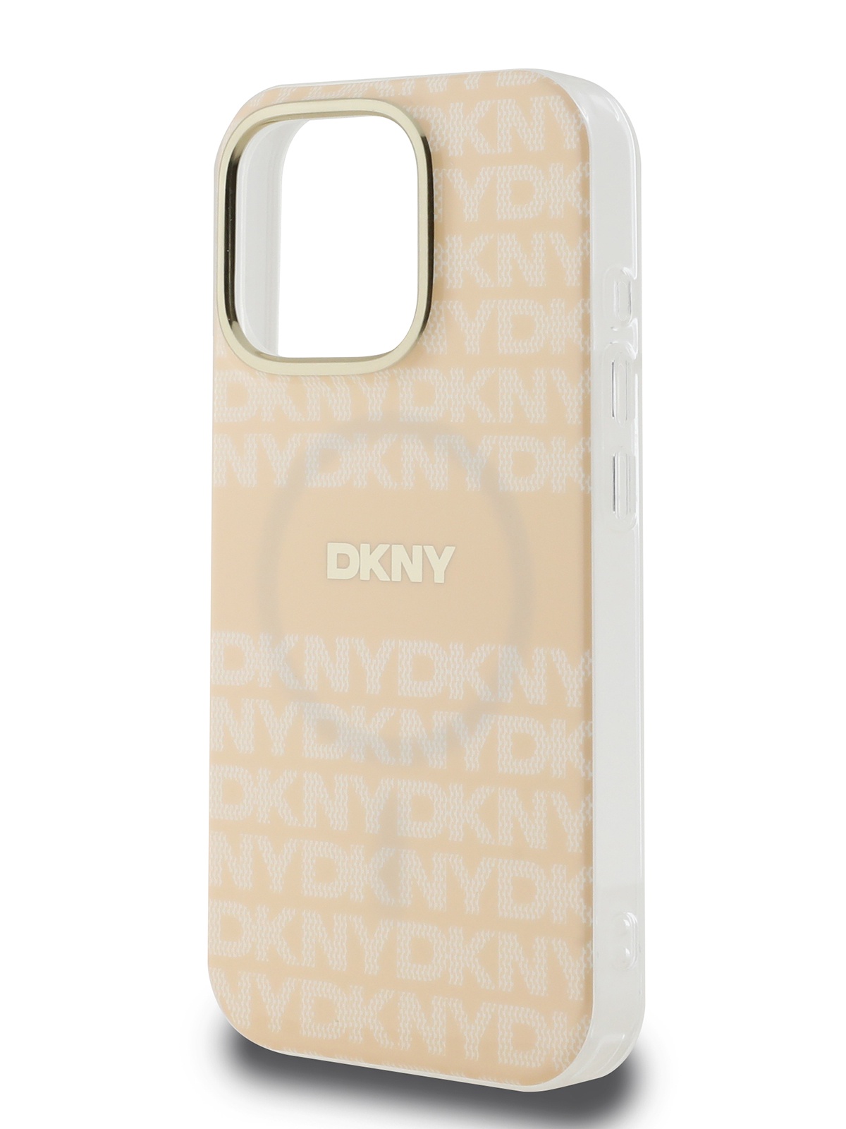 

Чехол DKNY для iPhone 16 Pro Max с MagSafe и принтом IML, розовый