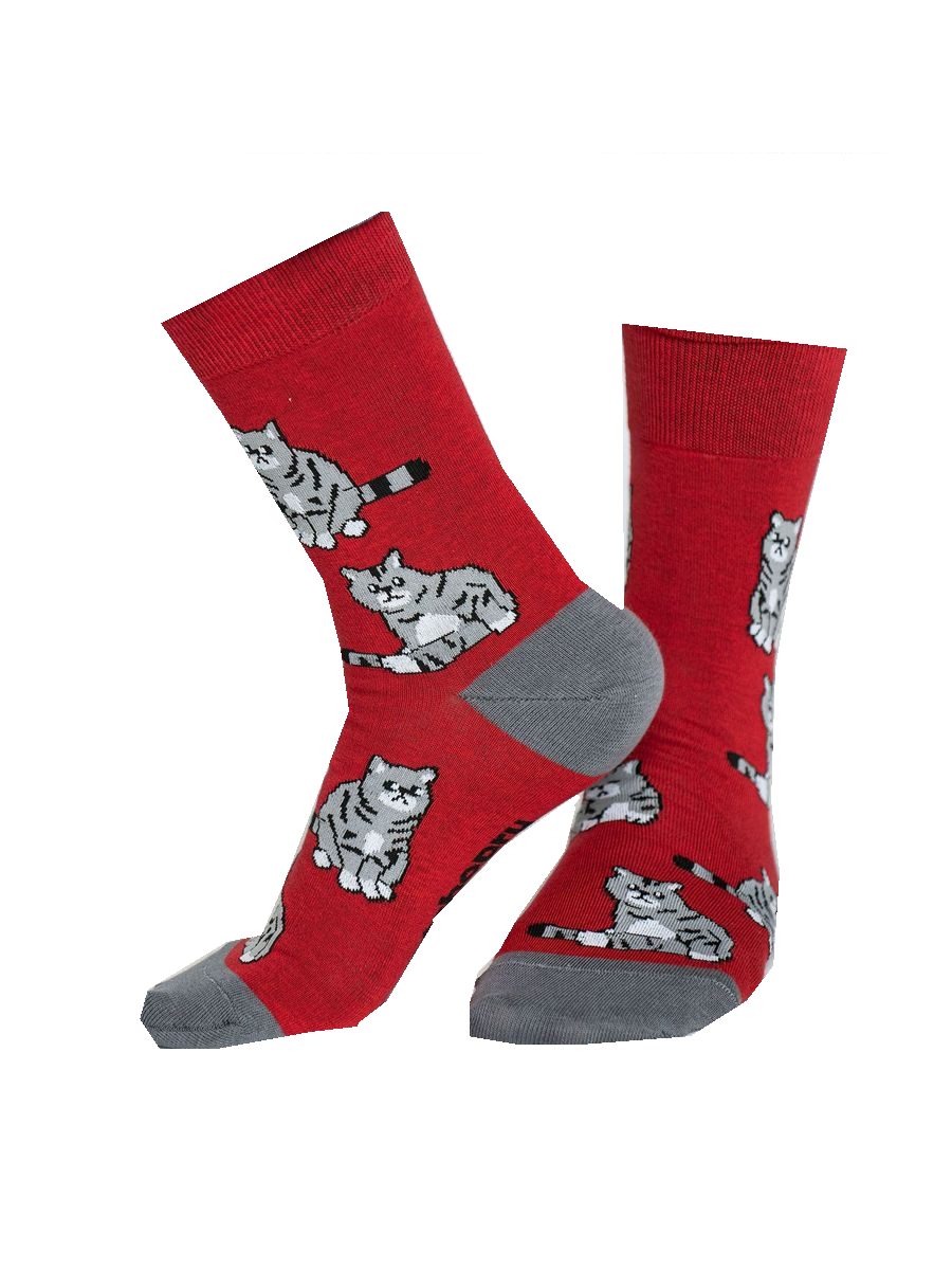 

Носки St. Friday Socks Пара килограмм Великой Британии 776-11 -, 1 пара, Красный;серый, 776-11