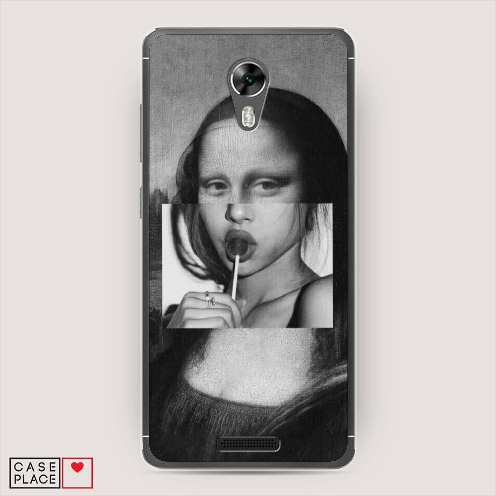 фото Чехол awog "mona lisa sucking lollipop" для bq 5201 space