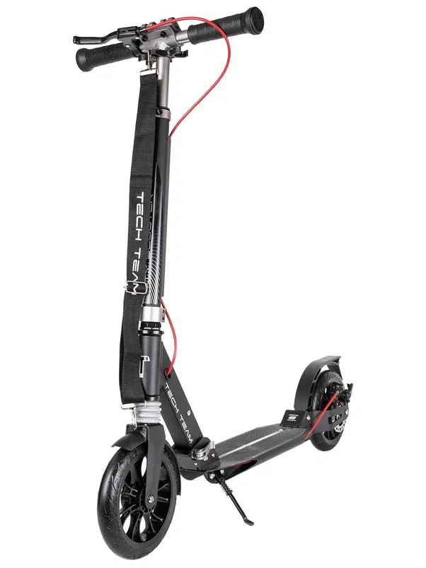 

Самокат Tech Team City scooter Disk Brake складной, дисковый тормоз, серый