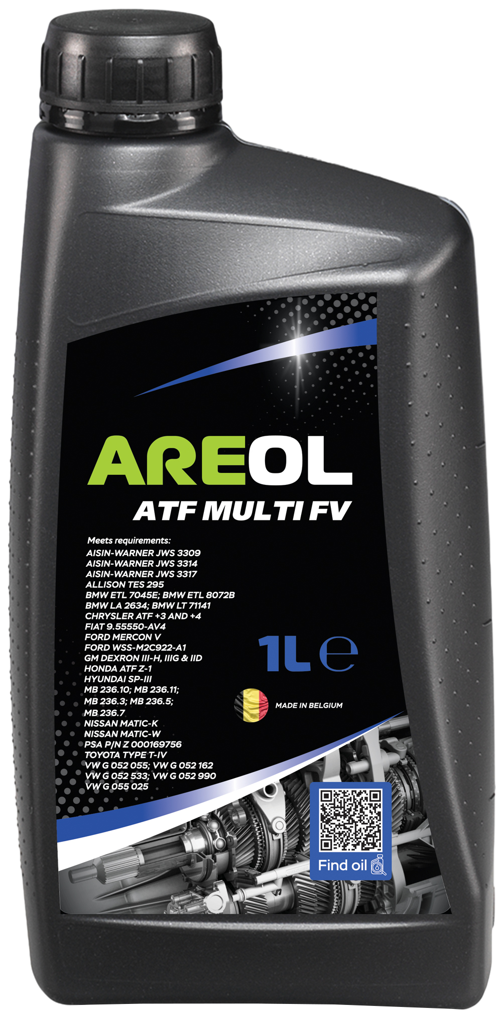 Areol Atf Multi Fv (1L) Масло Трансм.для Акпп И Гур Синт.желт.,Ан.febi 14738Jws 3309,Ford
