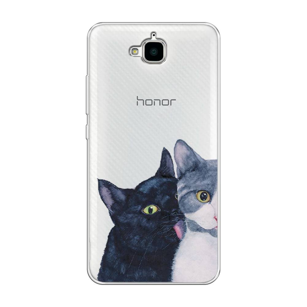 

Чехол Awog на Honor 4C Pro "Кошачья любовь", Разноцветный, 63250-1