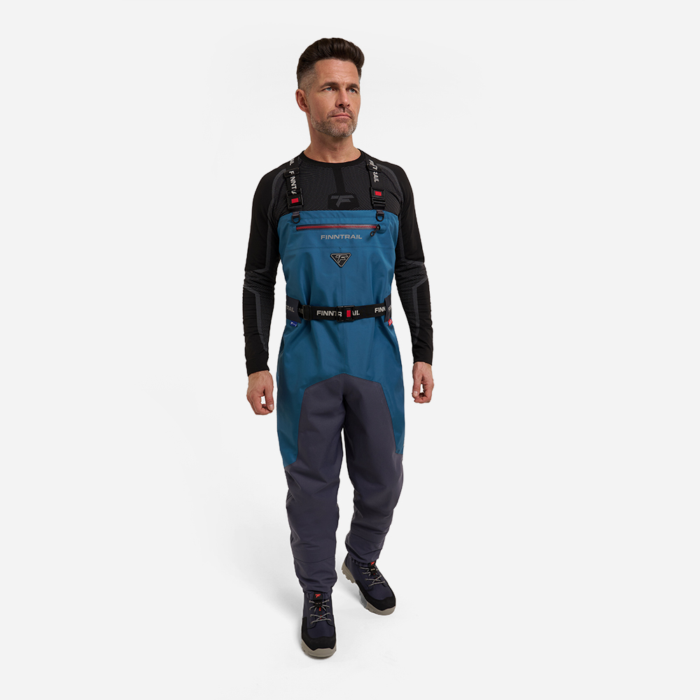 

Вейдерсы мембранные Aquamaster забродные штаны '1536Blue-XXL_N, Синий;серый, Aquamaster