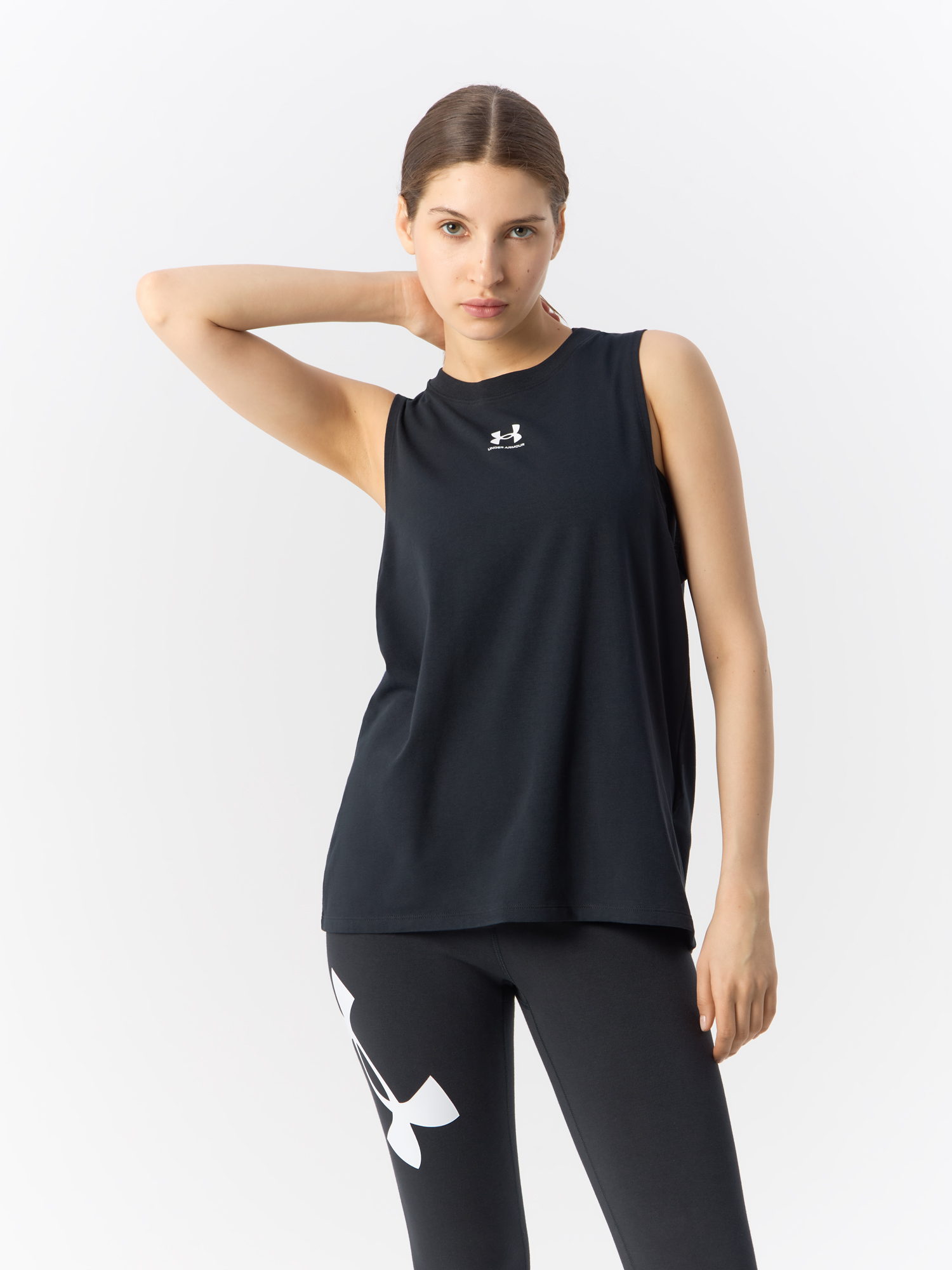 Майка женская Under Armour 1383659 черная MD