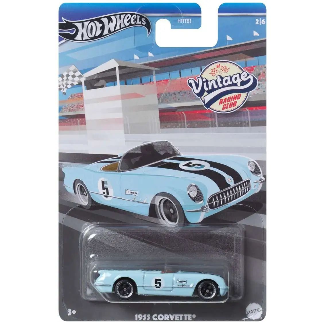 Машинка Hot Wheels Pro Vintage Corvette 1 шт.