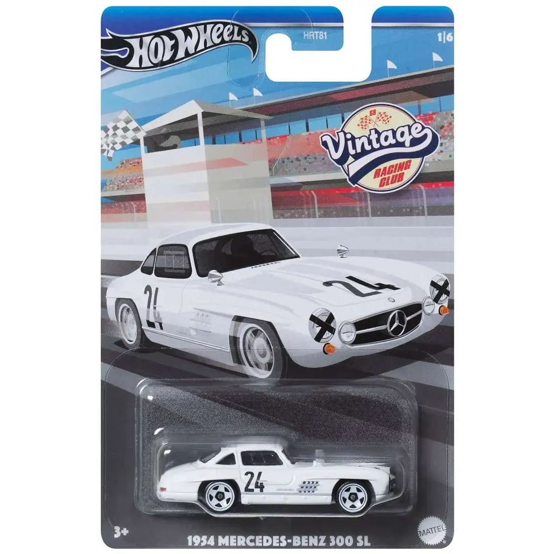 

Машинка Hot Wheels Pro Vintage Mercedes Benz 1 шт., Белый, Pro Vintage Mercedes Benz