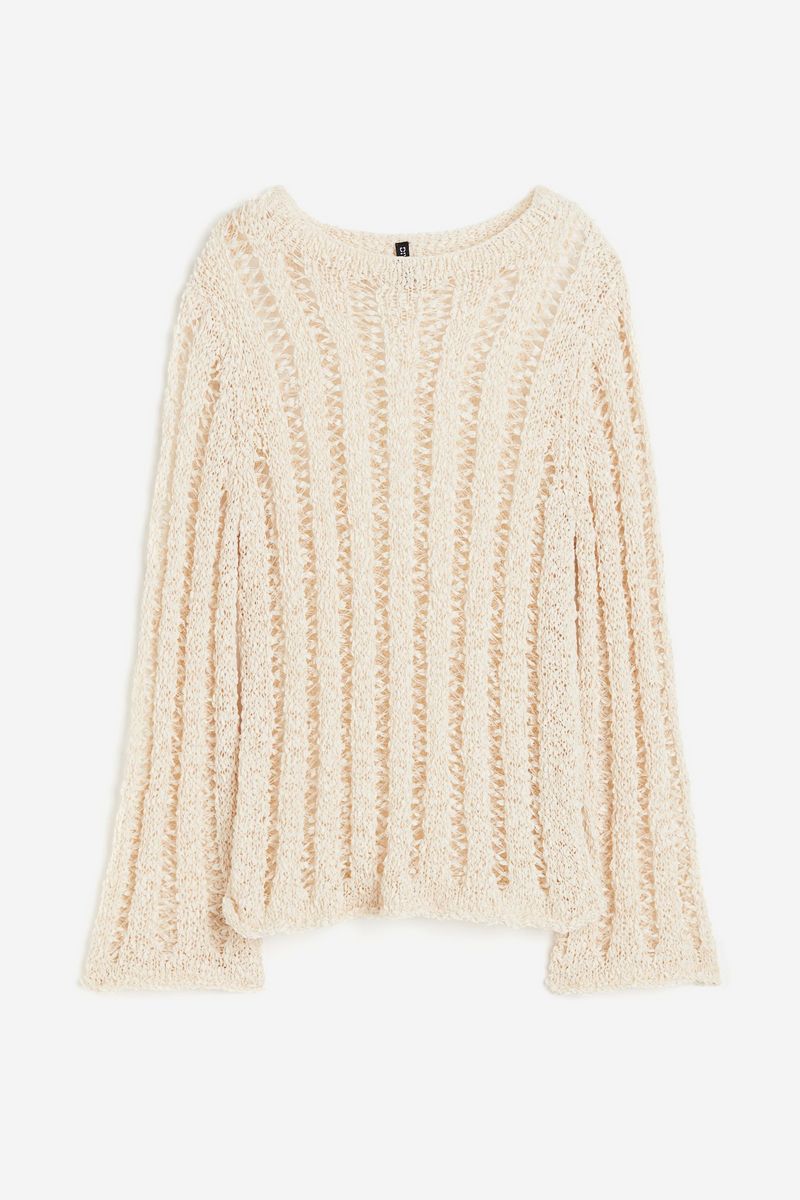 

Джемпер женский H&M 1202992 бежевый M, 1202992
