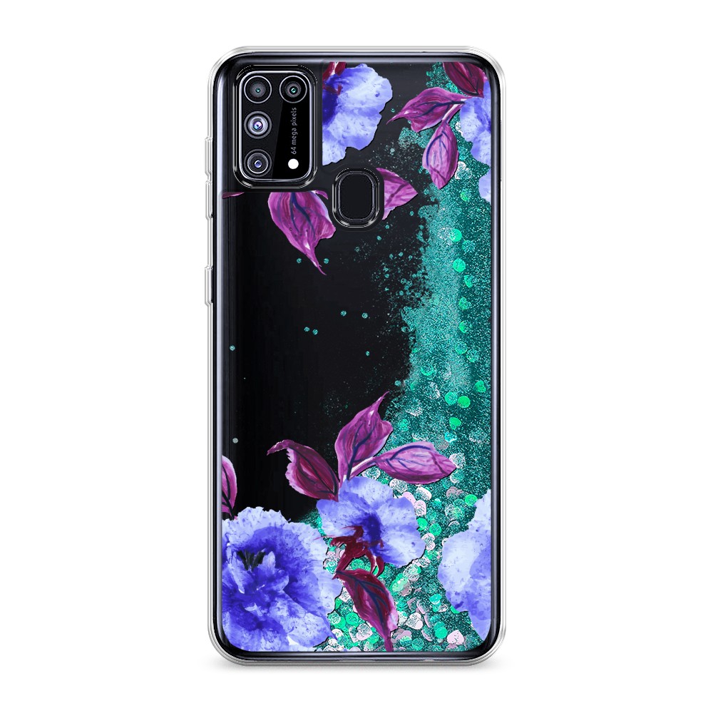 

Жидкий чехол с блестками "Цветочная фантазия 5" на Samsung Galaxy M31, 2100795-1