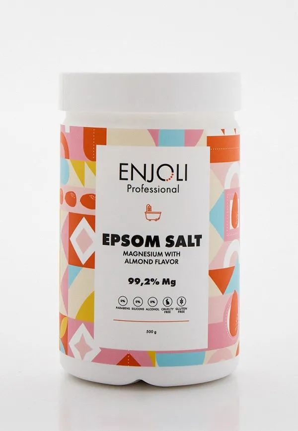 Соль для ванн Enjoli английская, морская, 500 мл