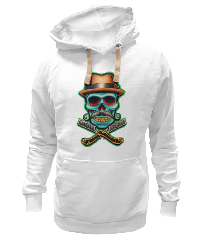 

Худи унисекс Printio Skull art белое XS, Белый, Skull art