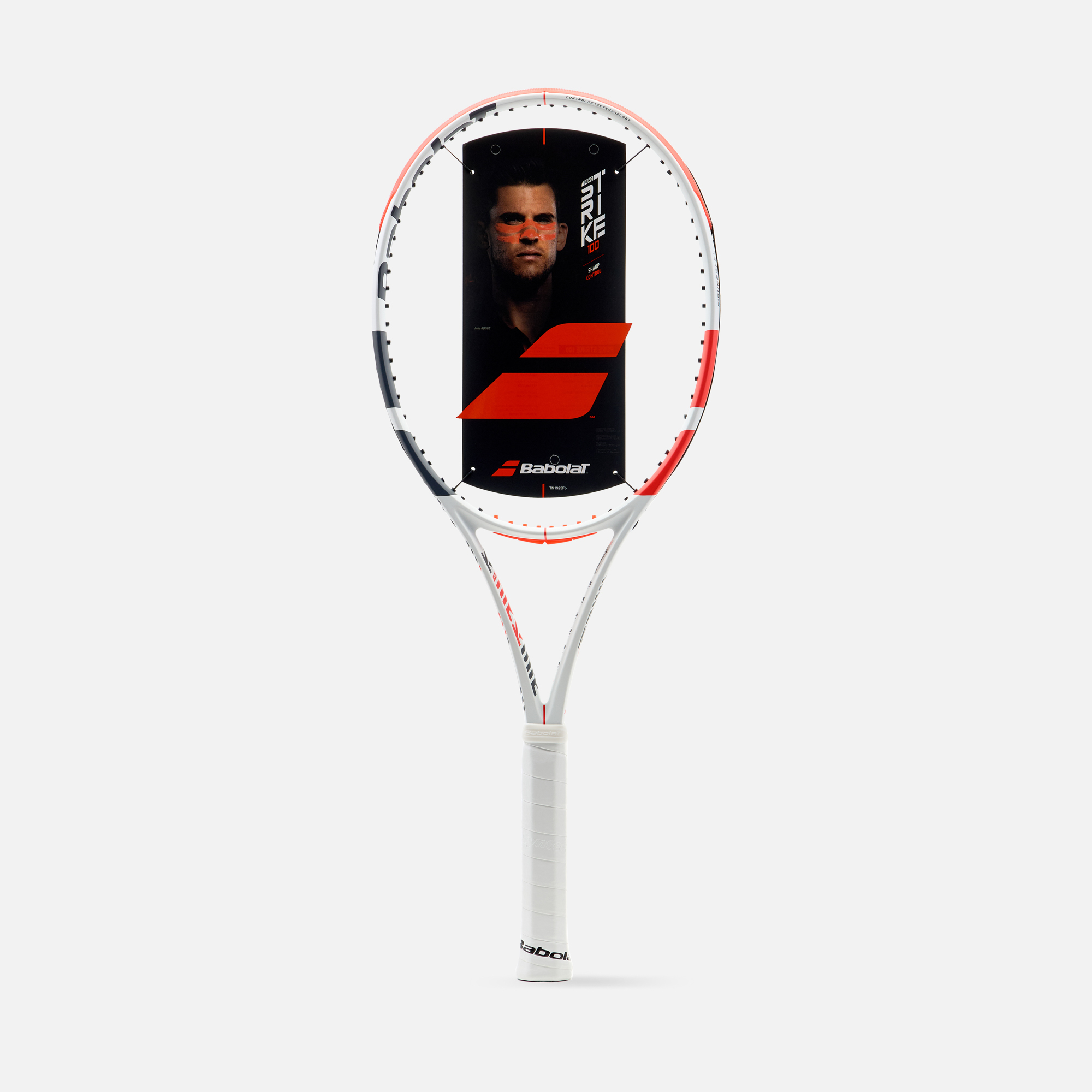 

Ракетка теннисная Babolat Pure Strike 100 U NC размер 3, 101400, Белый, Pure Strike 100 U NC