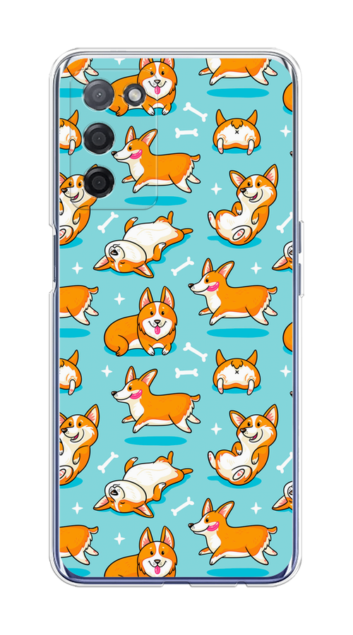 

Чехол Awog на Oppo A55 5G "Веселые корги", Разноцветный, 256250-2