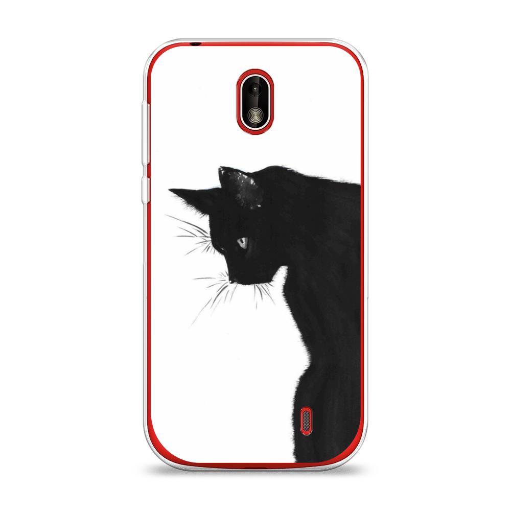 

Чехол Awog на Nokia 1 / Нокиа 1 "Black cat", Черный;белый, 121250-1