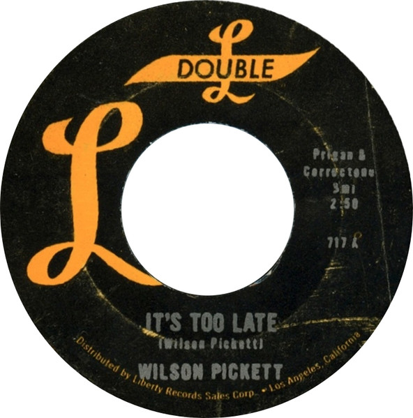 Wilson Pickett It's Too Late LP