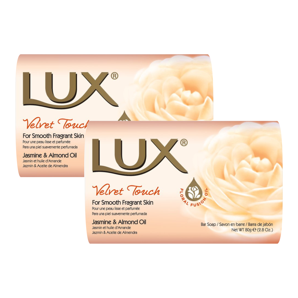 

Комплект Мыло кусковое туалетное LUX Velvet Touch Жасмин и миндальное масло 80 г х 2 шт, Комплект Мыло кусковое туалетное LUX