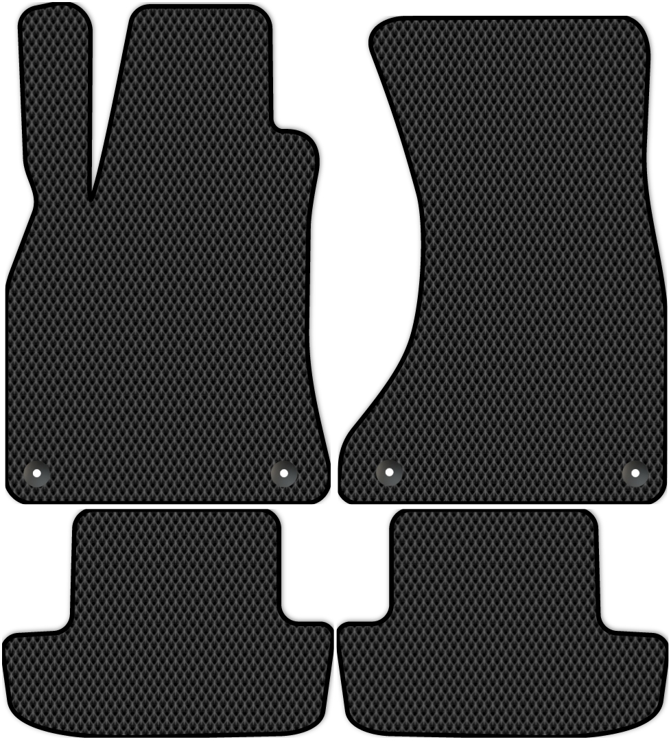 

Коврики ЭВА в салон для Audi A5 1 (8F7, 8T3) 2007 - 2016, 4 шт. черный, 1222-S4YL-H