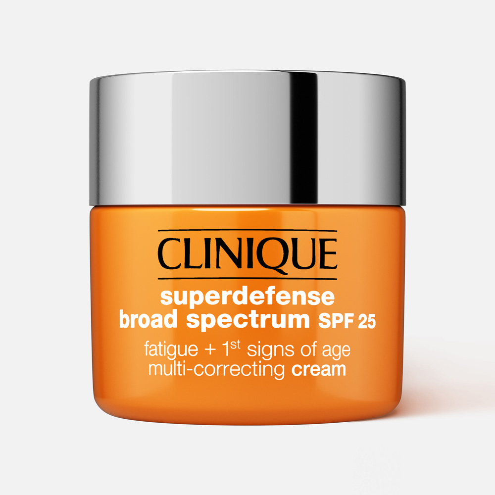 Крем для лица Clinique Superdefense SPF 25 против усталости и признаков старения 30 мл