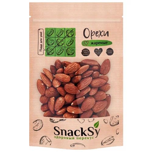 Миндаль Snacksyla Здоровый перекус без обжарки, 50 г