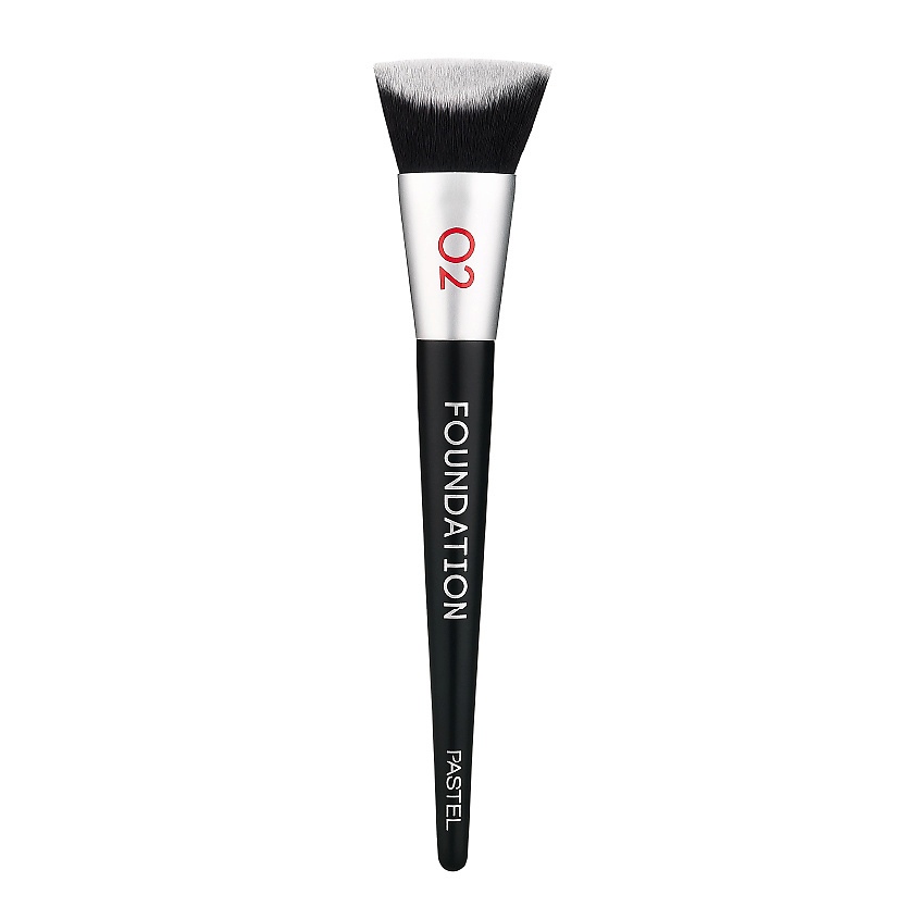 Кисть для тональной основы PASTEL Profashion Foundation Brush №02 черная real techniques кисть для тональной основы seamless complexion brush