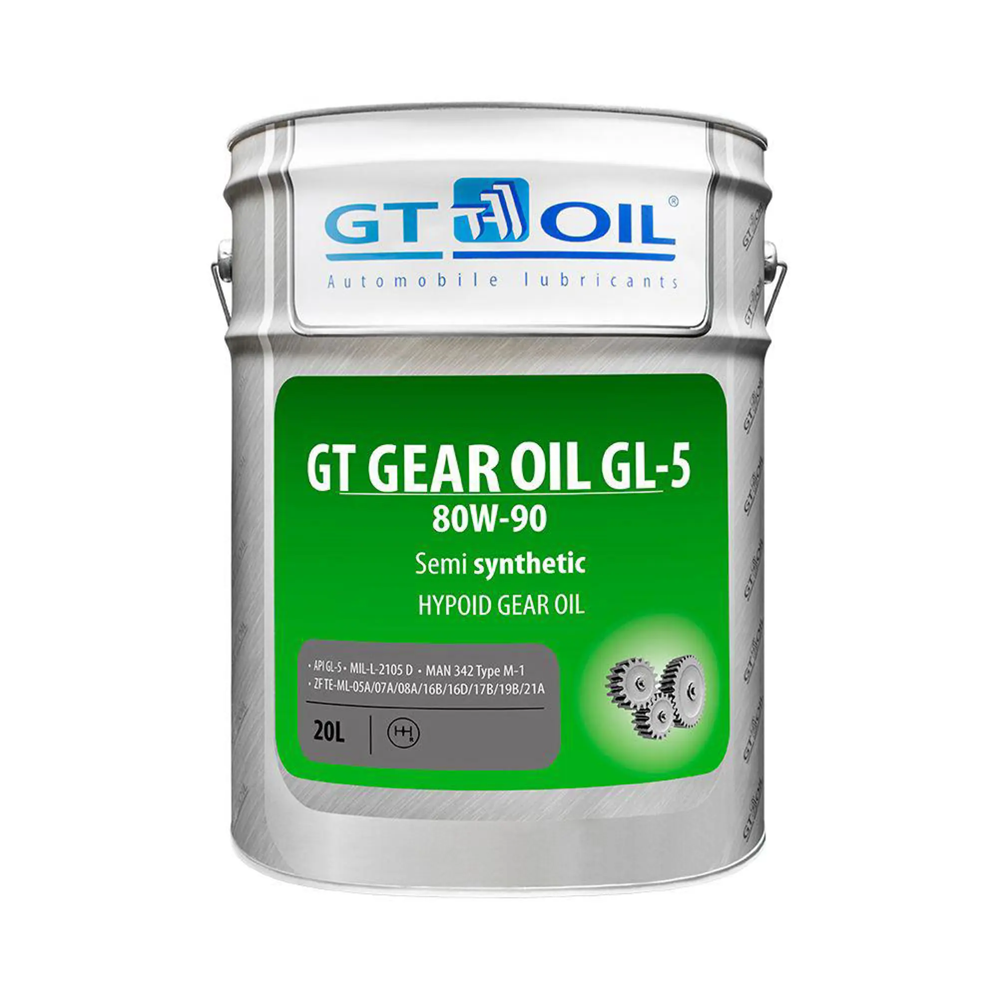 Масло трансмиссионное 80W-90 GEAR OIL GL-5 (20л) масло трансмиссионное patriot gear 80w 85 1л 2 шт