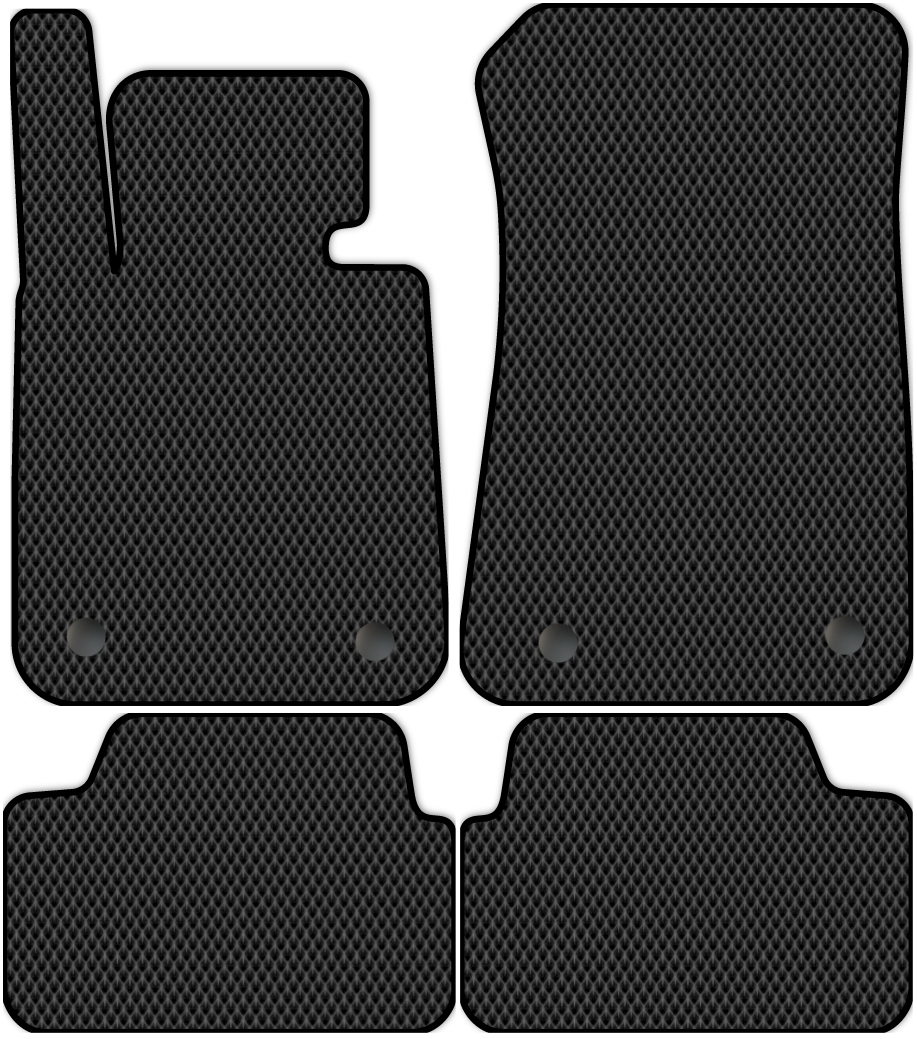 

Коврики ЭВА в салон для BMW 1-Series 1 (E87) 2004 - 2011, 4 шт. черный, 1301-S4YL-H