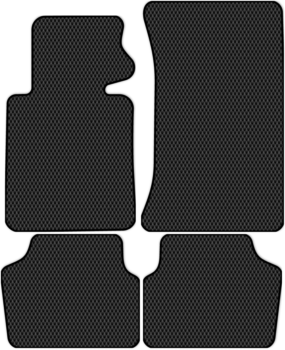 

Коврики ЭВА в салон для BMW 3-Series 4 (E46/4) 1998 - 2005, 4 шт. черный, 1303-S4N-H