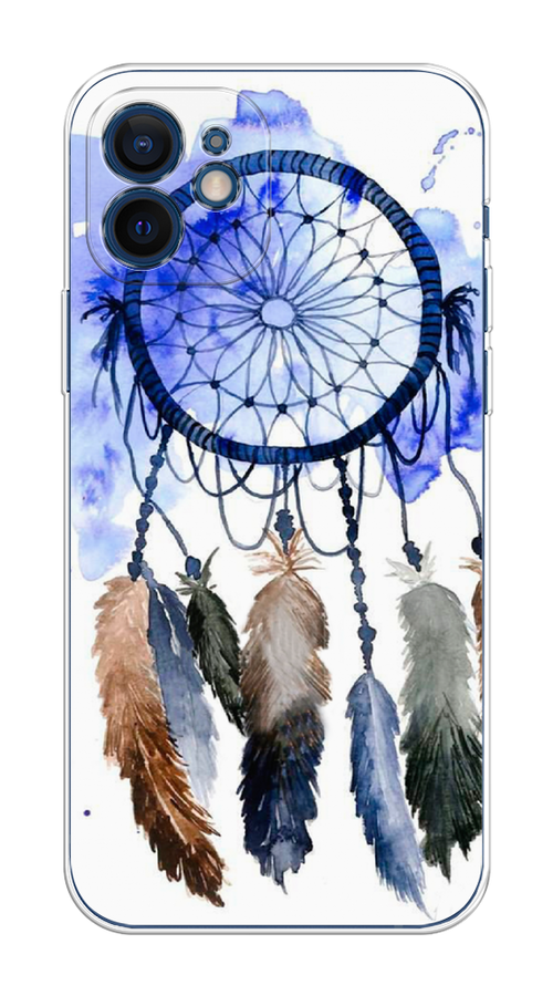 

Чехол на Apple iPhone 12 Mini "Ловец снов 1", Коричневый;синий, 12650-1