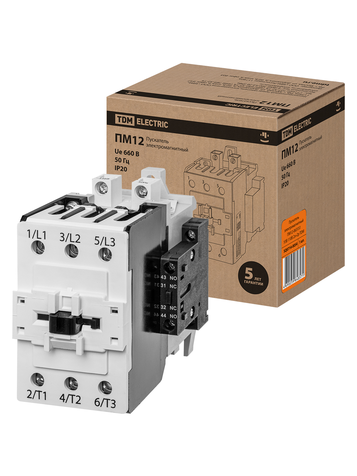 фото Пускатель электромагнитный tdm electric sq0714-0054