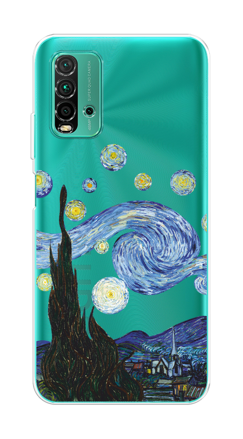 

Чехол на Xiaomi Redmi 9T "Ночь Ван Гога", Голубой;синий;черный, 39850-1
