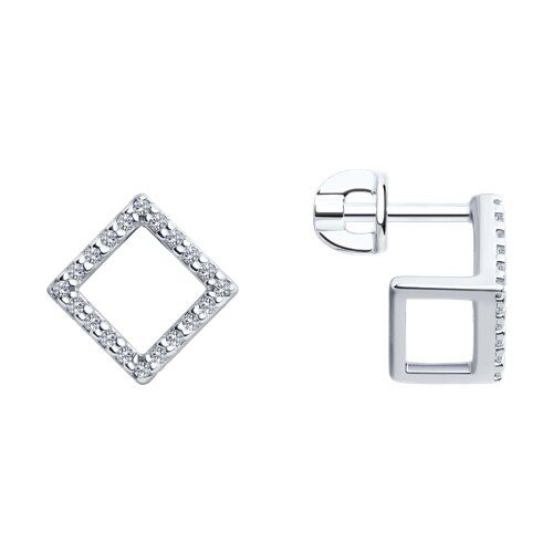 

Серьги из серебра TEO MAORI 894025911, фианит, 894025911