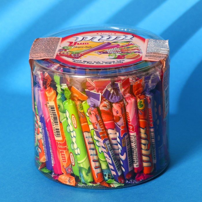 

Жевательные палочки MINIYUM ассорти, 6,7 г (120 шт.)