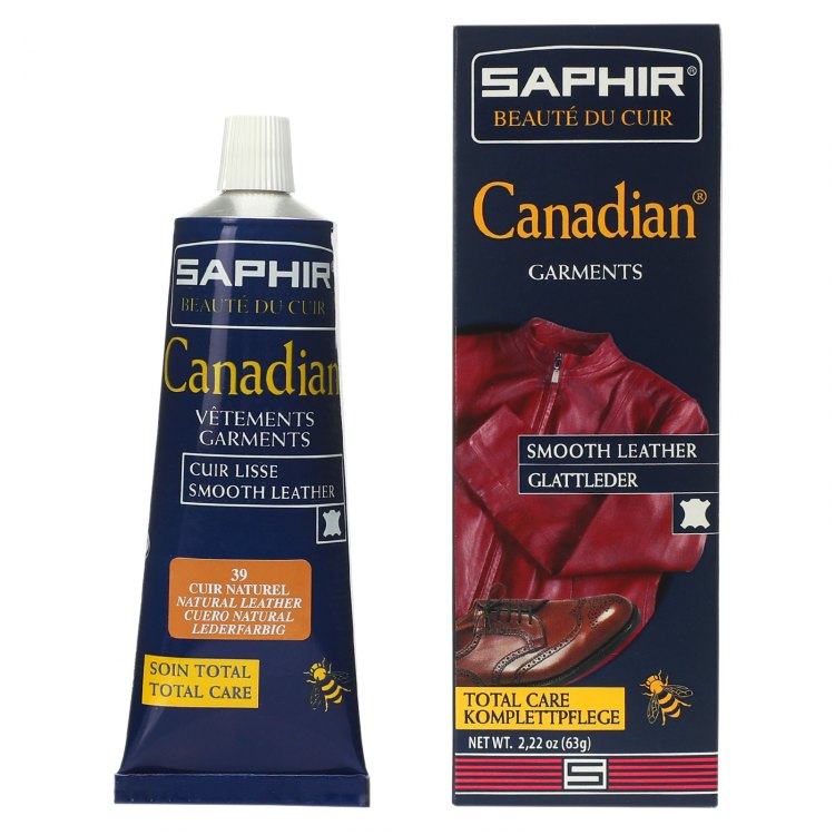 

Крем для обуви Saphir CREME CANADIAN для гладкой кожи коричневый 75 мл, CREME CANADIAN