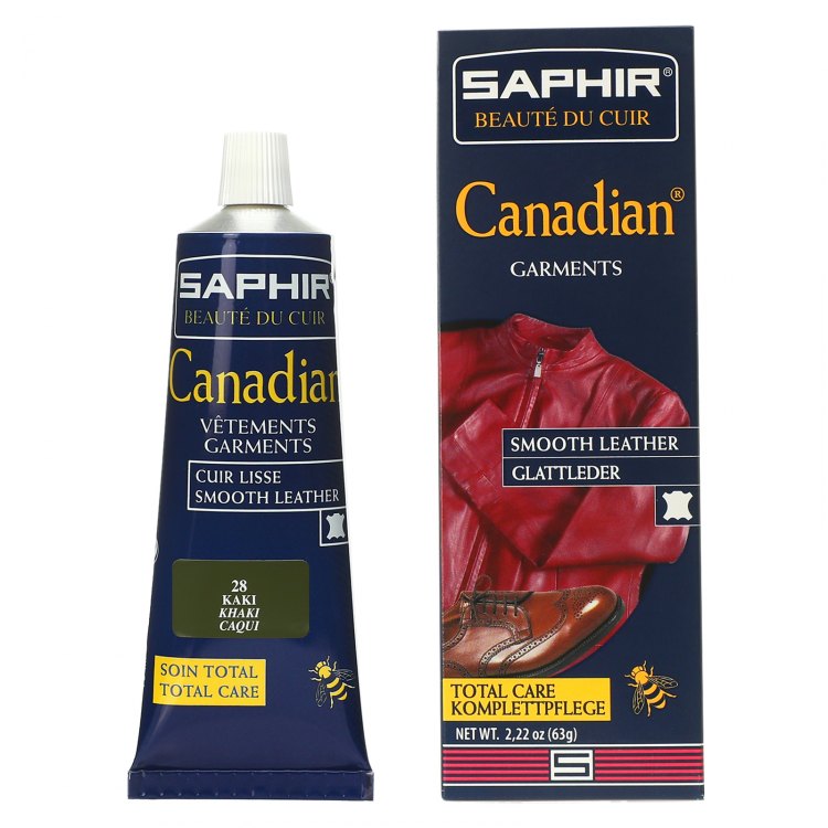 

Крем для обуви Saphir CREME CANADIAN для гладкой кожи хаки 75 мл, CREME CANADIAN
