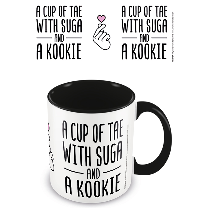 

Кружка Pyramid International K-Pop: A Cup Of Tae (Black Coloured Inner) (315 мл), Разноцветный