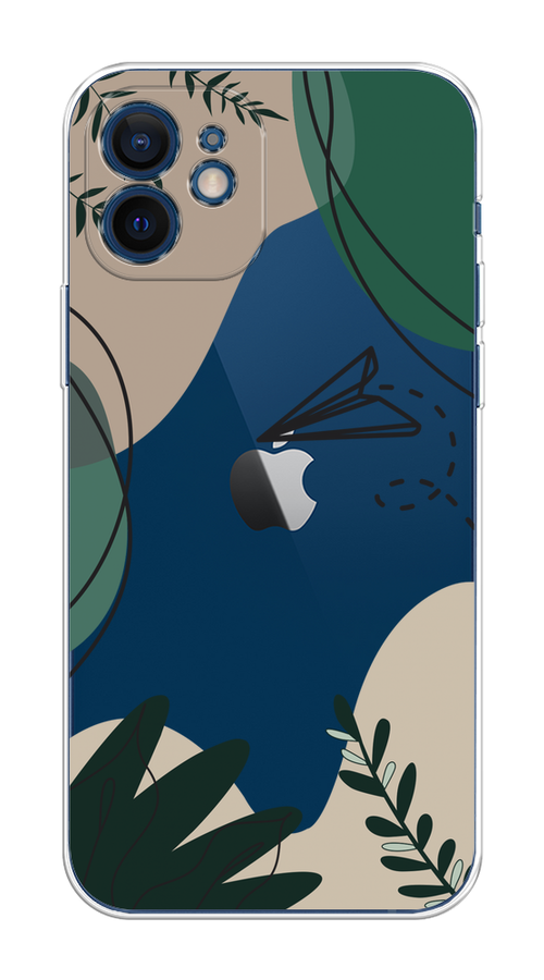

Чехол на Apple iPhone 12 Mini "Secret Garden", Зеленый;бежевый;черный, 12650-1
