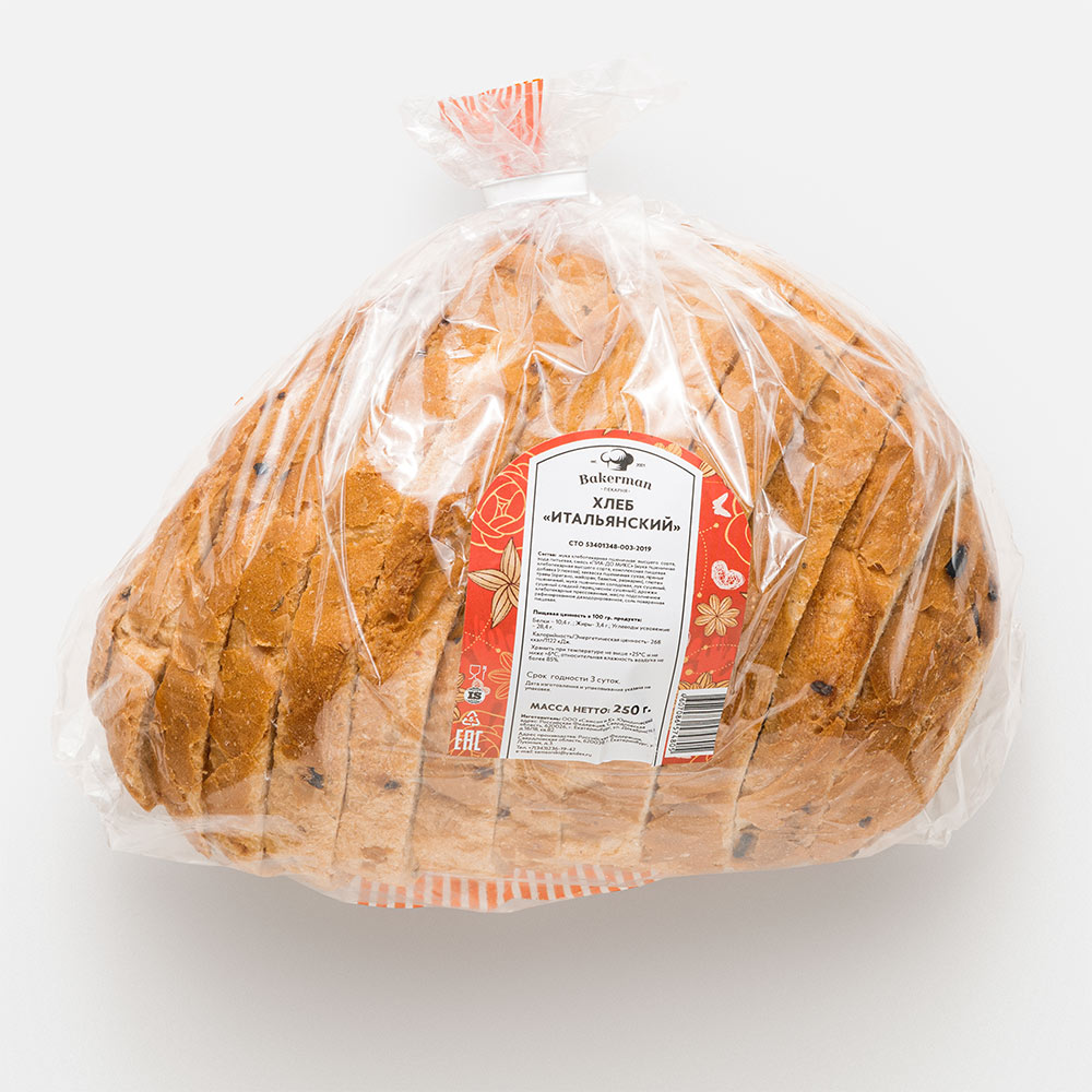 

Хлеб Bakerman Итальянский 250 г