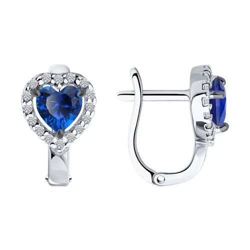 

Серьги из серебра TEO MAORI 894026818, фианит, 894026818