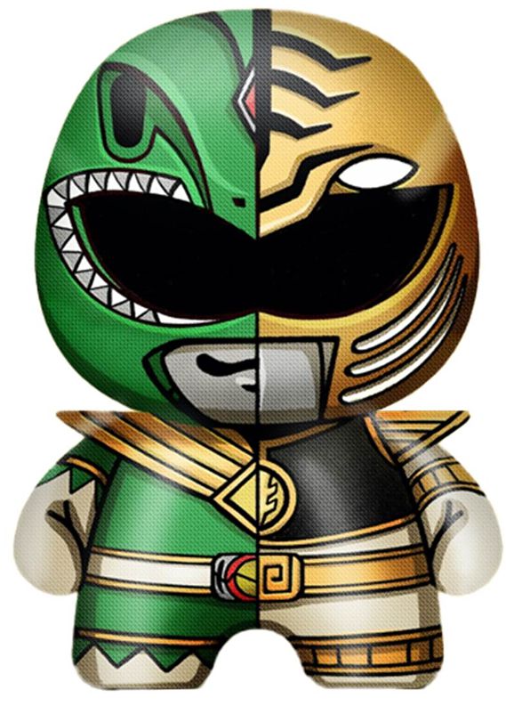 фото Мягкая игрушка power rangers: green-white ranger (17,5 см) nobrand